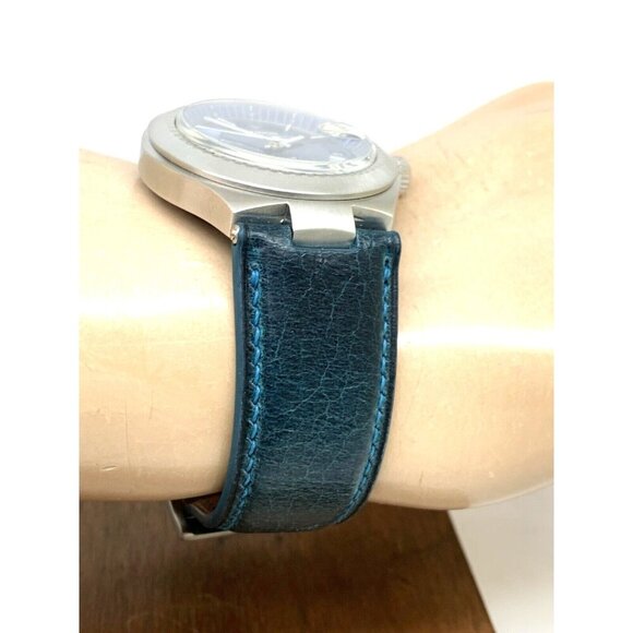 Tudor Mens Watch 9101/0 Vintage Prince Oysterdate Swiss Automatic Blue Dial 38mm - Picture 11 of 13